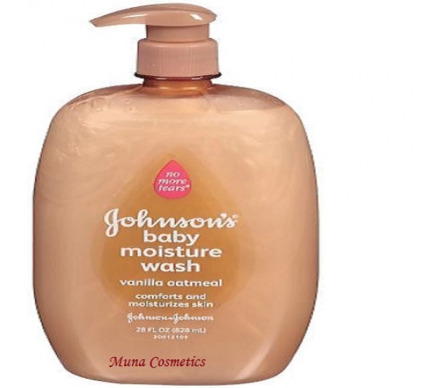 Johnson's & Johnson's Baby Moisture Vanilla Oatmeal 828ml